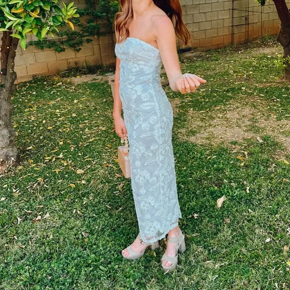 Dresses | 12th Tribe White Lace Dress | Poshmark